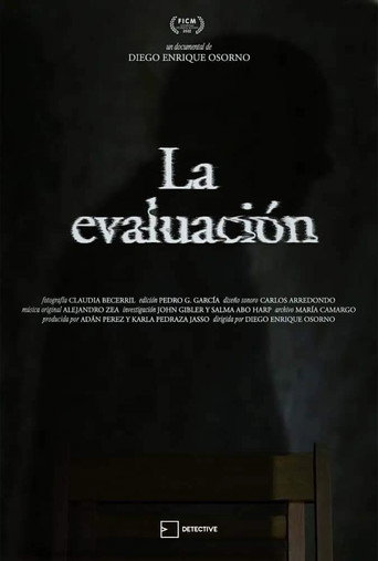 Movie poster for La evaluación (2022)