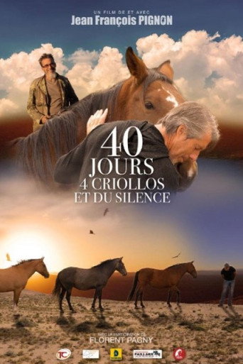 Movie poster for 40 jours, 4 criollos et du silence (2022)