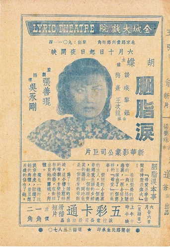 Movie poster for Rouge Tears (1938)