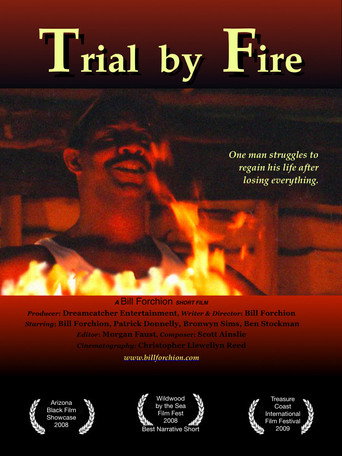 Movie poster for Trial by Fire (2008)