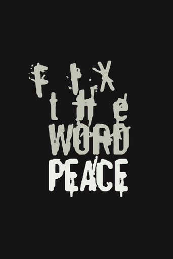 Fix the Word Peace poster