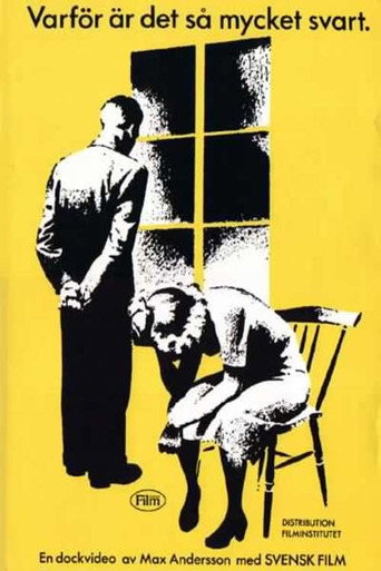 Movie poster for Varför är det så mycket svart (1988)