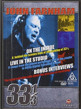 Movie poster for John Farnham: 33⅓ (2000)