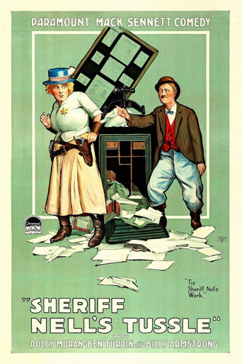 Movie poster for Sheriff Nell's Tussle (1918)