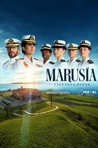 Series poster for Marusía. Vientos de Honor