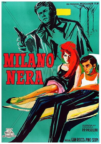 Milano nera poster