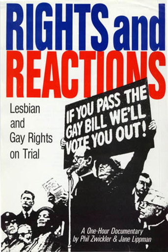 Movie poster for Rights and Reactions: Lesbian & Gay Rights on Trial (1988)