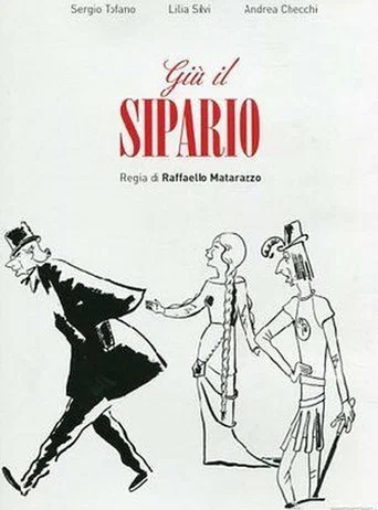 Movie poster for Giù il sipario (1940)