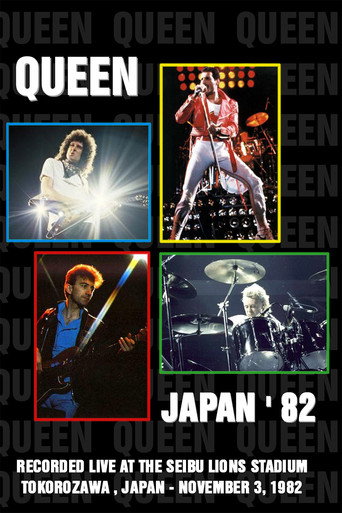 Movie poster for Queen: Live in Japan 1982 (1986)