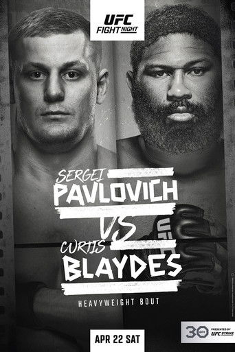UFC Fight Night 222: Pavlovich vs. Blaydes poster