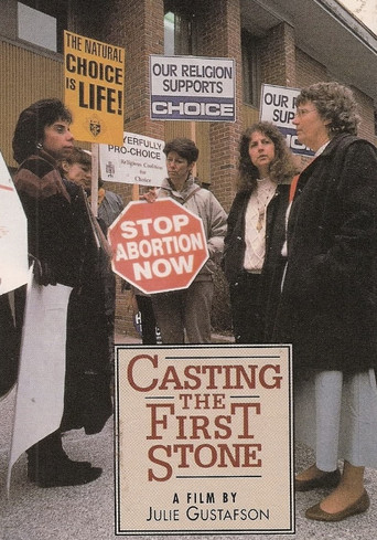 Movie poster for Casting the First Stone (1991)