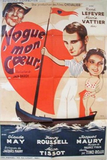Movie poster for Vogue, mon coeur (1935)
