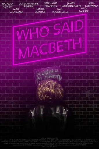 Movie poster for Who Said Macbeth (2021)