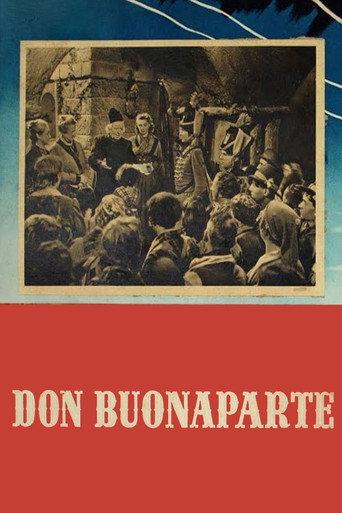 Movie poster for Don Buonaparte (1941)