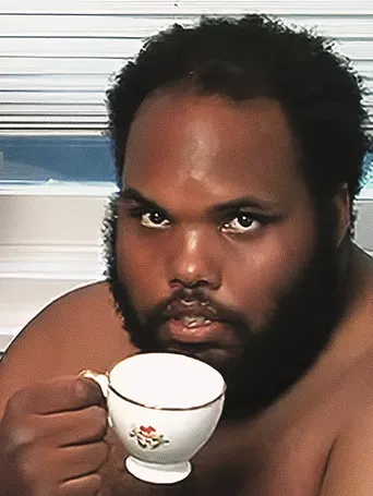 Living Photograph: Chris with Teacup poster