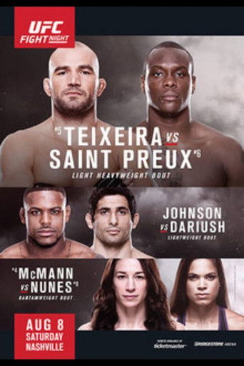 UFC Fight Night 73: Teixeira vs. Saint Preux poster