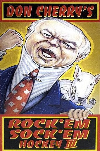 Movie poster for Don Cherry's Rock'em Sock'em Hockey 3 (1991)