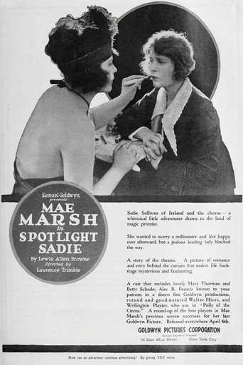 Movie poster for Spotlight Sadie (1919)