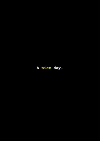 Movie poster for A nice day. (2023)