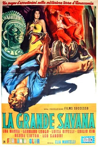 Movie poster for Moana, Virgin of the Amazon (1955)