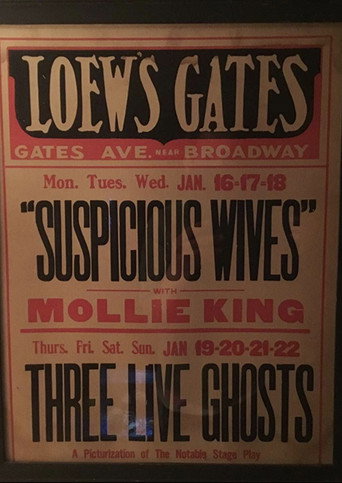 Movie poster for Suspicious Wives (1921)