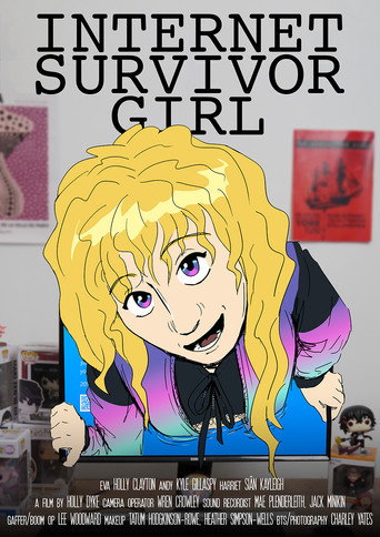 Movie poster for INTERNET SURVIVOR GIRL (2026)