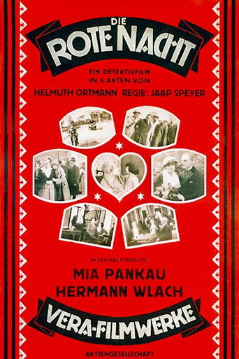 Movie poster for Die rote Nacht (1921)