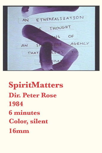 Movie poster for SpiritMatters (1984)