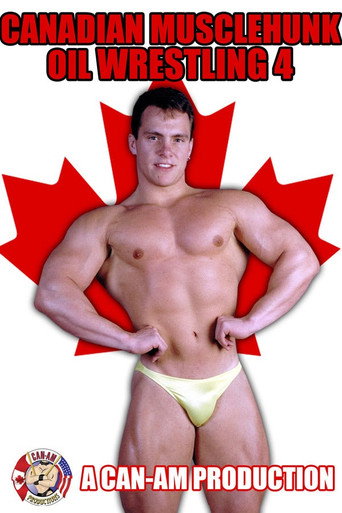 Movie poster for Canadian Musclehunk Oil Wrestling 4 (1993)
