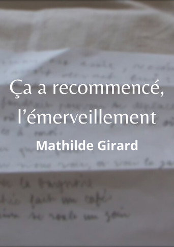 Movie poster for Ça a recommencé, l’émerveillement (2020)