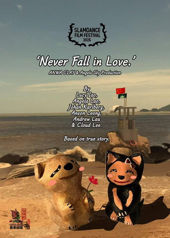 Movie poster for Never Fall in Love. (2025)