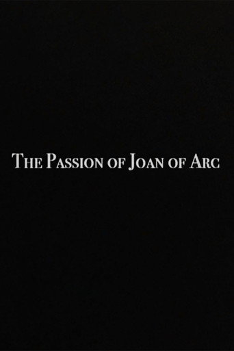 Movie poster for The Passion of Joan of Arc (2001)