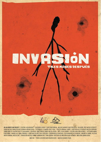 Movie poster for Invasion, three months after. (2018)