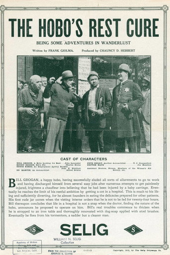 Movie poster for The Hobo's Rest Cure (1912)