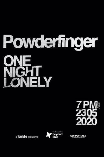 Movie poster for Powderfinger One Night Lonely (2020)
