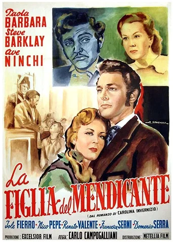 Movie poster for La figlia del mendicante (1950)
