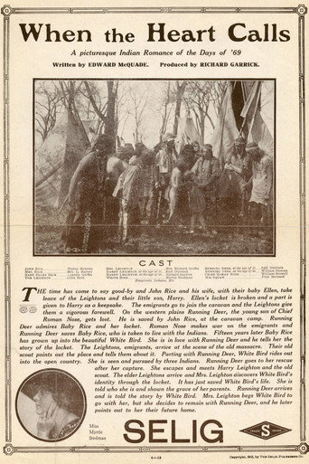 Movie poster for When the Heart Calls (1912)