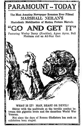 Movie poster for Go and Get It (1920)