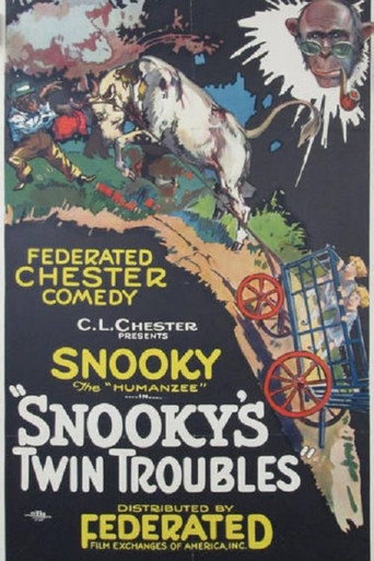 Movie poster for Snooky's Twin Troubles (1921)