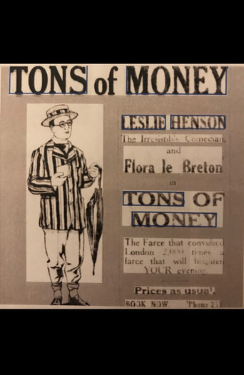 Movie poster for Tons of Money (1924)