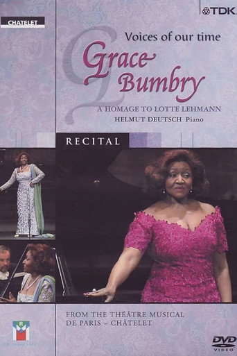 Movie poster for Voices of our Time - Grace Bumbry (2004)
