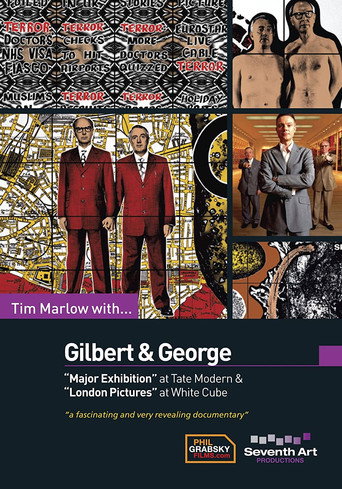 Movie poster for Tim Marlow with Gilbert & George (2007)