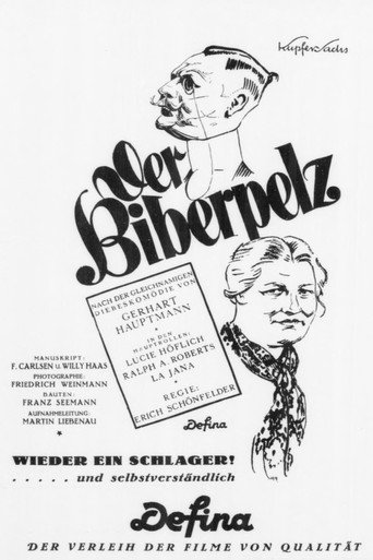 Movie poster for Der Biberpelz (1928)
