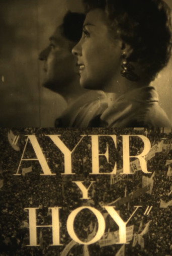 Movie poster for Ayer y hoy (1951)
