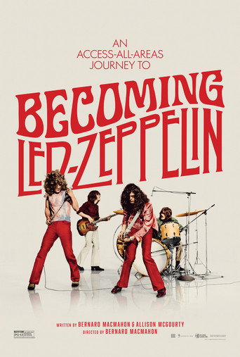 Movie poster for Becoming Led Zeppelin (2025)