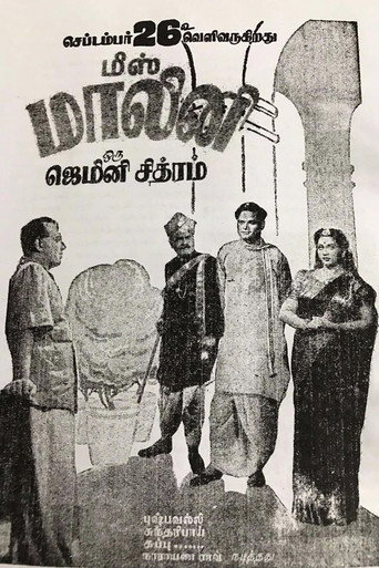 Movie poster for Miss Malini (1947)