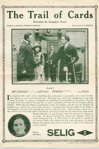 Movie poster for The Trail of Cards (1913)