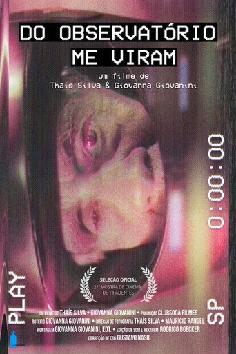 Movie poster for From the Observatory they saw me (2024)