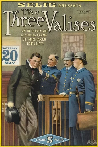 Movie poster for The Three Valises (1912)