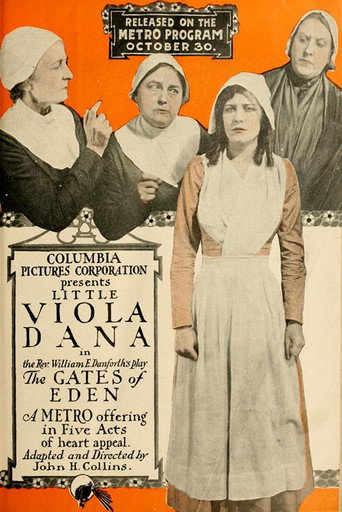 Movie poster for The Gates of Eden (1916)